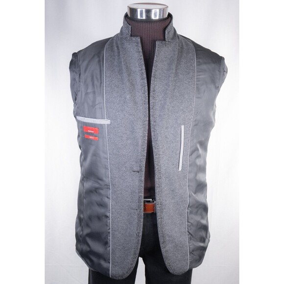 RED Saks Fifth Avenue Sport Coat Mens M (40) Trim Fit Wool Blend 2-Button Jacket - Picture 9 of 14